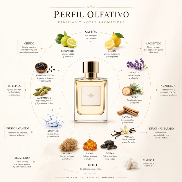 mi perfil olfativo de aromas en perfumes